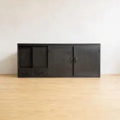 木製 横長チェスト ローボード ビンテージ アンティーク レトロ 2A116