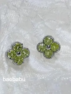 本日24時までサービス中♥︎SV925銀針　天然石　パワーストーン水晶　誕生石　b