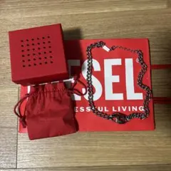 DIESEL シルバーチェーンネックレス