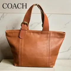 COACHオールドハンドバッグ 4133レザー ブラウンUSA製 ヴィンテージ