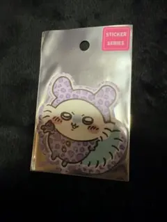 ちいかわ ヒョウ柄なみんなのスマホに貼れるサイズのステッカー モモンガ