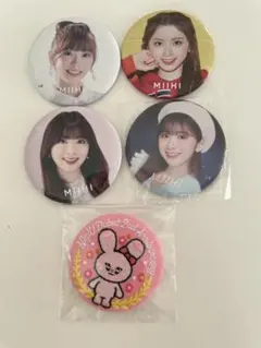 NiziU MIIHI 缶バッジ　ピョンピョン