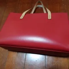 ソメス　赤色トートバッグのサムネイル