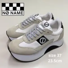 NO NAME FLEX 厚底 スニーカーホワイト ベージュ　23.5cmのサムネイル