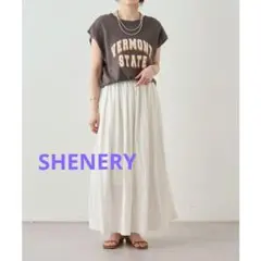 【SHENERY】ウォッシャブルロゴニット　グレーのサムネイル