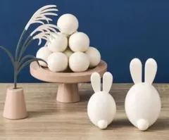 新品未使用　お団子&うさぎとススキセット　お月見オブジェ　置物　スリコのサムネイル