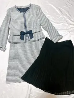 卒業式 入学式 セレモニースーツ 3点セット 7号 フォーマル ママ レディース