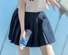 セーラー服　コスプレ　ネイビー プリーツスカート 40cm