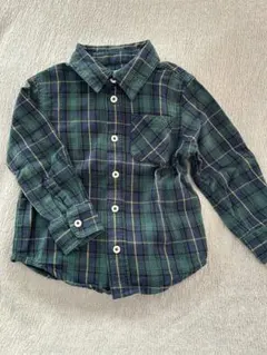 キッズ　チェックシャツ　110サイズ