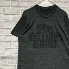 USA製90sヴィンテージTシャツ！シングルステッチ　グレー半袖古着　M718
