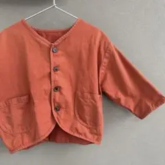 コットン ジャケット・テラコッタ 90size