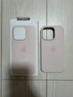 iPhone 15 Pro シリコンケース ピンク
