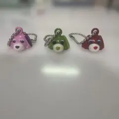 お茶犬　キーホルダー３個セット