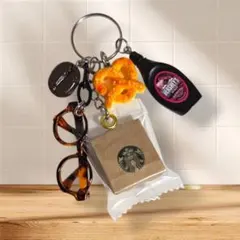 じゃらじゃらキーホルダー coffee
