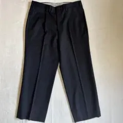 vintage 美品　タックスパンツ　ブラック　ストライプ　y2k キレイめ