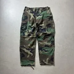 80s U.S.ARMY BDU 迷彩カーゴパンツM-XSウッドランドカモ実物のサムネイル