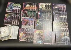ガンダムカードゲーム　赤紫　ネオジオン　デッキ