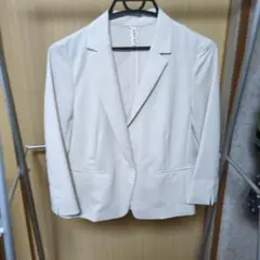 アイボリー テーラードジャケット Sサイズ