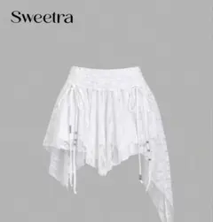 SHEIN 白 レース スカート