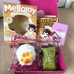 Mellojoy スクイーズ 2点セット トースト　ふわふわ肉球ミルクパフ
