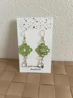 タティングレース　ピアス　No.43