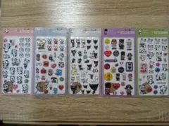 内藤ルネ RUNE PUKPUK JELLY シール 5枚セット
