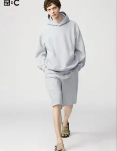 スウェットワイドショーツ