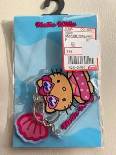 値下げ中✳︎新品未使用✳︎日焼けキティちゃん水着 アクリルキーホルダー