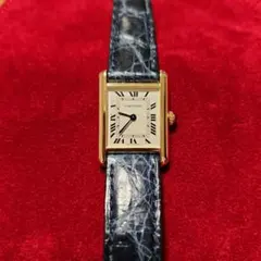 付属品完備 カルティエ タンク ルイ 1150 K18 金無垢 クォーツ OH済のサムネイル