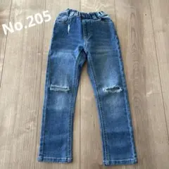 ブランシェス　デニム　ダメージデニム　110
