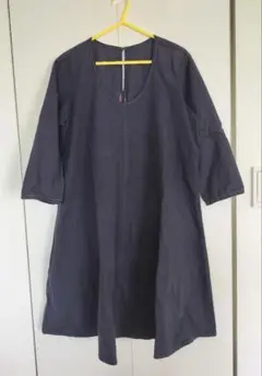 パラスパレスbui bui ホワイト 7分袖チュニック