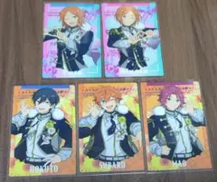 あんスタ　TrickStar 2wink　スタフォニ カード5点セット