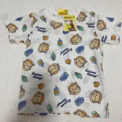 (サイズ110)おさるのジョージ総柄Tシャツ