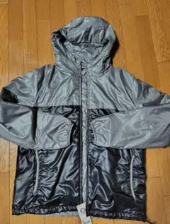 (週末お値下げ）リバーシブル ナイロンジャケット XL グレー/ブラック