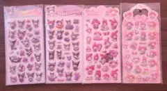 マイメロ、クロミシールセット 4枚