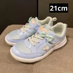 anyFAM 瞬足コラボスニーカー　21cm サックス