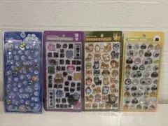 正規品　ボンボンドロップシール　4枚セット　和柄　シマエナガ　プチドロップシール