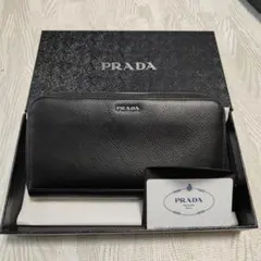 PRADA サフィアーノレザー 長財布 NERO 2ML317