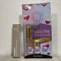colorgram リップペンシル & SHOBIDO シリコンブラシ