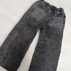 美品　150〜160位　キッズ デニムパンツ 11Y ブラックのサムネイル