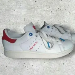 スタンスミス　Stan Smith　白/赤 22㎝