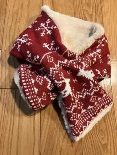 新品未使用　DHC　リバーシブル北欧柄ティペット　ミニマフラー　あったか♪♪