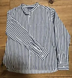 TIGRE BROCANTE バンドカラーシャツ ストライプ コットン100 Mのサムネイル