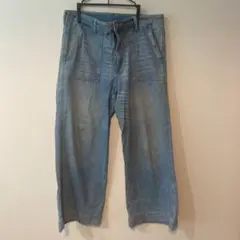 H&M ワイドレッグデニムパンツ EUR42