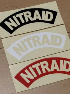 激レア★ 비매품 nitraid 防水 耐候 切り抜きステッカー デカール