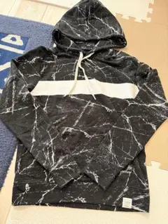 AZUL by moussy マーブル柄 パーカー XS
