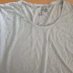 【新品タグ付】イーハイフンワールドギャラリー　スタッツミントグリーン長袖Tシャツのサムネイル