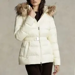 新品未使用 ポロラルフローレン 撥水ダウンジャケット ショート丈 ファー