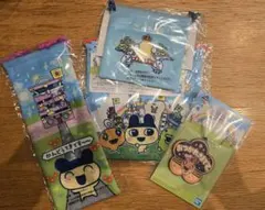 たまごっちのプチプチおみせっち E賞 F賞 巾着 ラバーチャーム セット