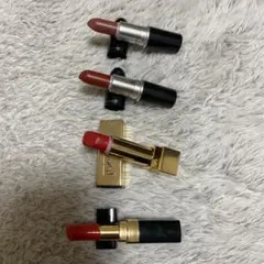 口紅セット（YSL, MAC, Chanel）